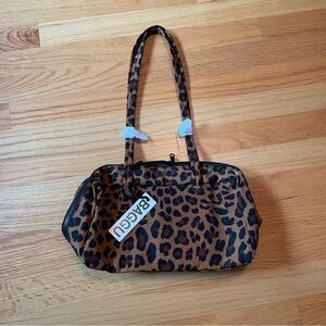 **SOLD** Baggu Leopard Bowler Bag